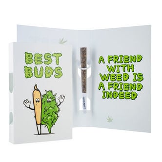 Tarjeta de felicitación “Best Buds”