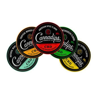 Bolsitas de snus de cáñamo con CBD (Cannadips)