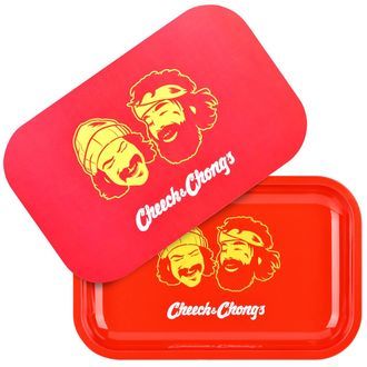 Metal Rolling Tray With Lid Small (Cheech & Chong x Pulsar)