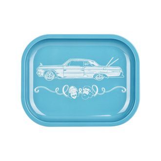 Metal Rolling Tray With Lid Mini (Cheech & Chong x Pulsar)