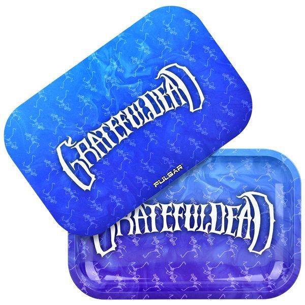 Metal Rolling Tray With Lid Small (Grateful Dead x Pulsar)