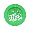 Fuck I'm High Round Metal Ashtray