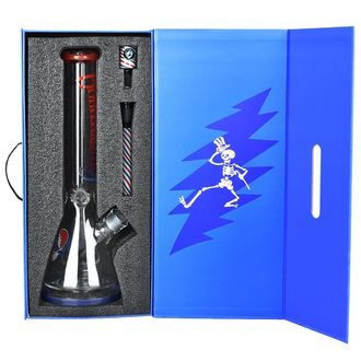 Grateful Dead x Pulsar Liberty Beaker Water Pipe
