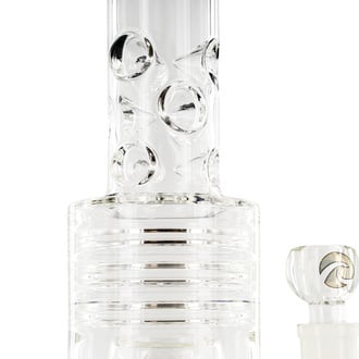 Bong Barrel Showerhead Drum Honeycomb 20'' (Tsunami Glass)