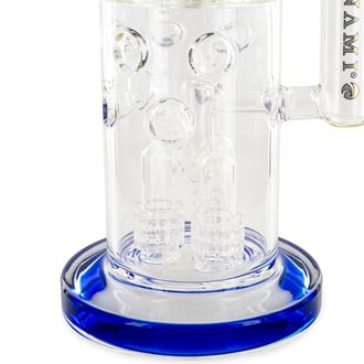 Bong Barrel Showerhead Drum Honeycomb 20'' (Tsunami Glass)
