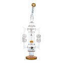 Bong Sprinkler Shower Head Recycler 20'' (Tsunami Glass)
