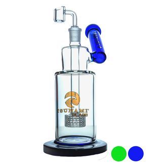 Rig Side Neck Shower Head 10'' para dabs (Tsunami Glass)