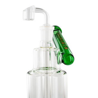 Rig Side Neck Shower Head 10'' para dabs (Tsunami Glass)