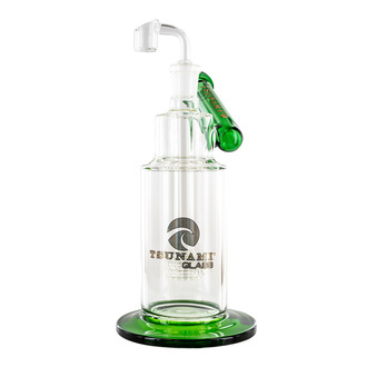 Rig Side Neck Shower Head 10'' para dabs (Tsunami Glass)
