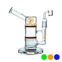 Rig Side Neck Honey Turbine 9" para dabs (Tsunami Glass)