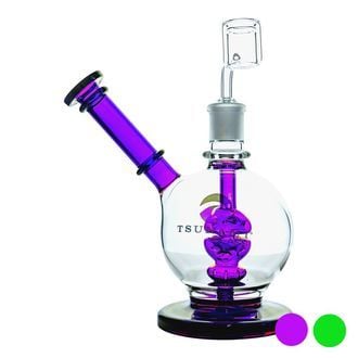 Rig Shower Head Side Neck Dome 8″ para dabs (Tsunami Glass)