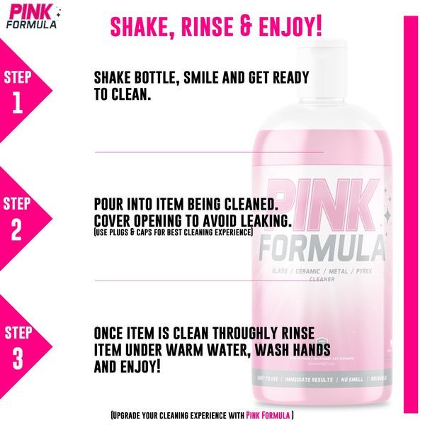 Cleaner- Liquid – Non-Abrasive – 16oz (Pink Formula)