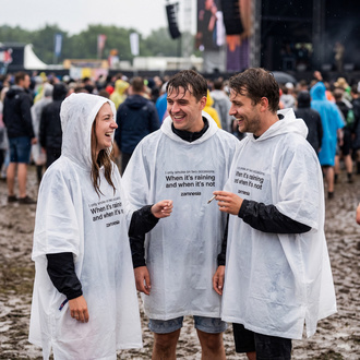 Poncho impermeable desechable (exclusivo de Zamnesia)