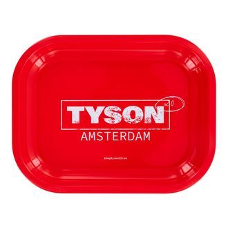 Bandeja para liar “Tyson Amsterdam” metálica roja (TYSON 2.0)