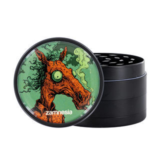 Colección de grinders metálicos Blazing Beasts (Zamnesia) - 4 partes Ø50mm