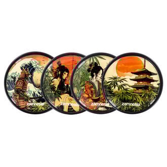 Colección de grinders metálicos Rising Sun (Zamnesia) - 4 partes Ø50mm