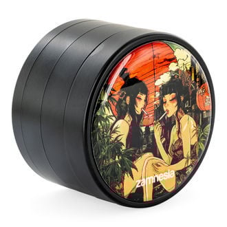 Colección de grinders metálicos Rising Sun (Zamnesia) - 4 partes Ø50mm