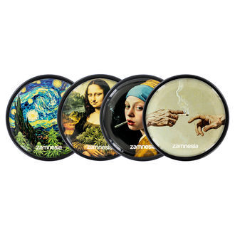 Colección de grinders metálicos High Art (Zamnesia) - 4 partes Ø50mm
