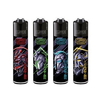 Mechero Clipper Cyborg Warriors