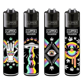 Mechero Arte de Hierba Clásico (Clipper)