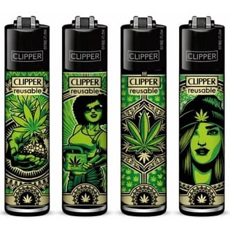 Mechero Arte de Hierba Cl&aacute;sico (Clipper)