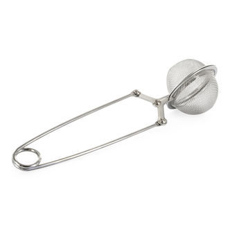 Infusor para té de malla de acero inoxidable con mango