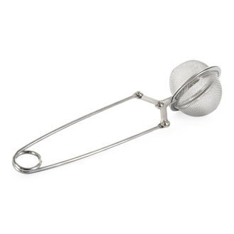 Infusor para té de malla de acero inoxidable con mango