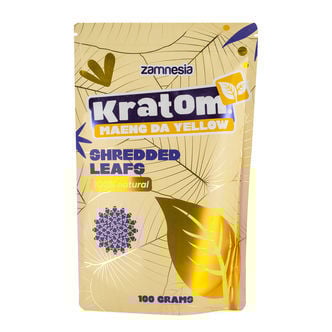 Kratom triturado - Maeng Da amarillo (Zamnesia)