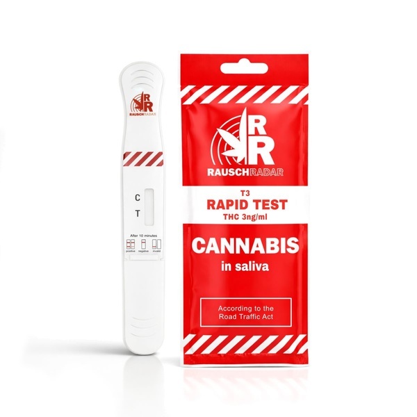 RauschRadar® test de THC en saliva (3,5 ng/ml)