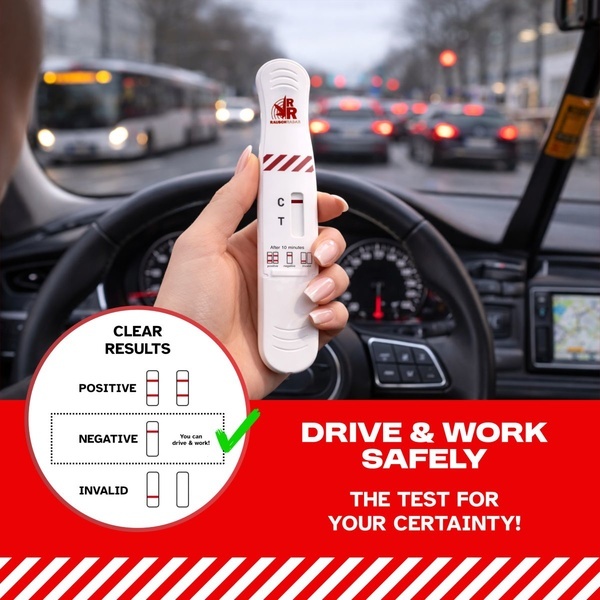 RauschRadar® test de THC en saliva (3,5 ng/ml)