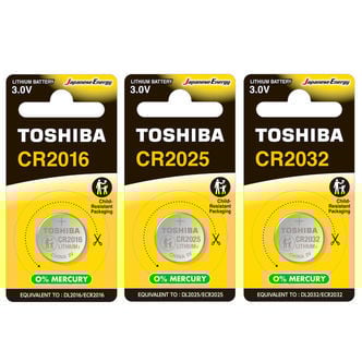 Pilas de litio (TOSHIBA)