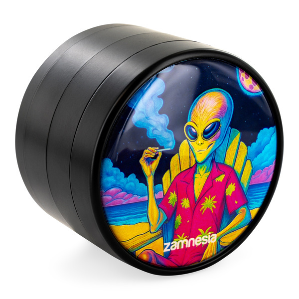 Colección de grinders metálicos Area 420 (Zamnesia) - 4 partes Ø63mm