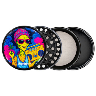 Colección de grinders metálicos Area 420 (Zamnesia) - 4 partes Ø63mm