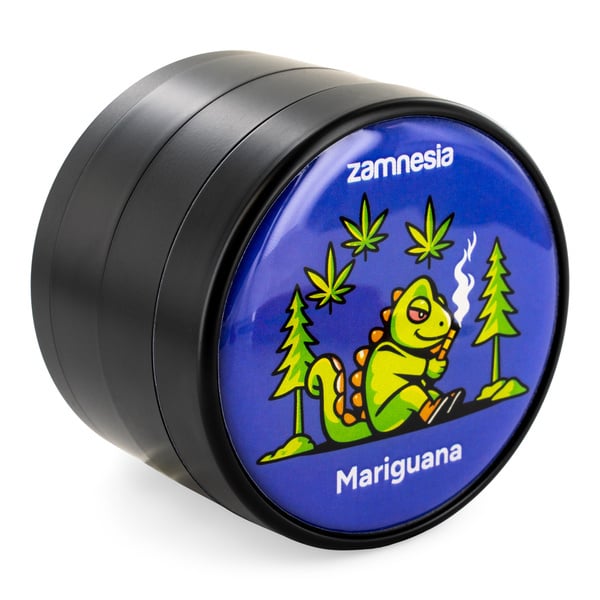 Colección de grinders metálicos Puff Pals (Zamnesia) - 4 partes Ø63mm