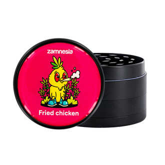 Colección de grinders metálicos Puff Pals (Zamnesia) - 4 partes Ø63mm