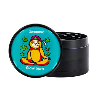 Colección de grinders metálicos Puff Pals (Zamnesia) - 4 partes Ø63mm