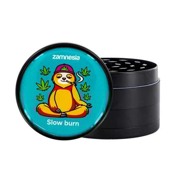 Colección de grinders metálicos Puff Pals (Zamnesia) - 4 partes Ø63mm