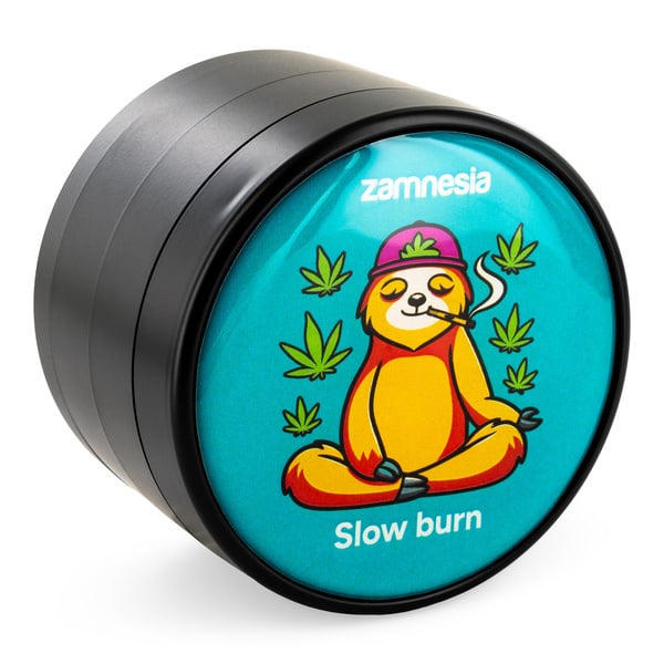 Colección de grinders metálicos Puff Pals (Zamnesia) - 4 partes Ø63mm