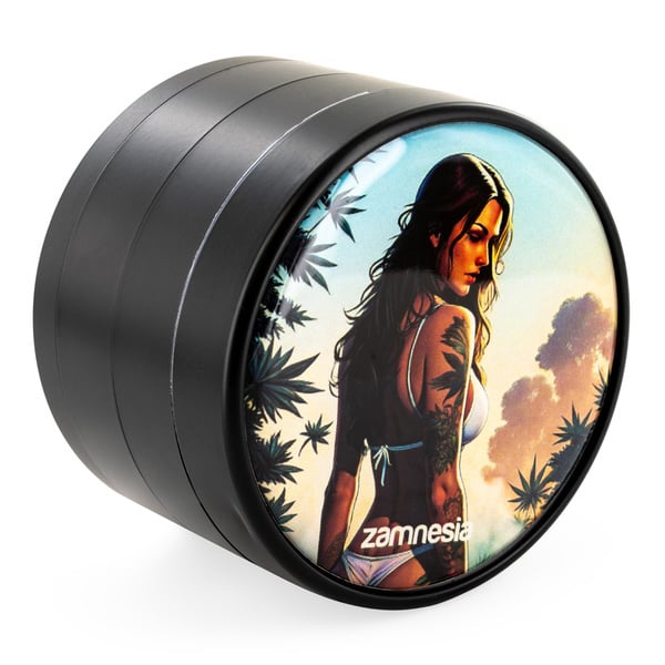 Colección de grinders metálicos Bad Bitches (Zamnesia) - 4 partes Ø63mm