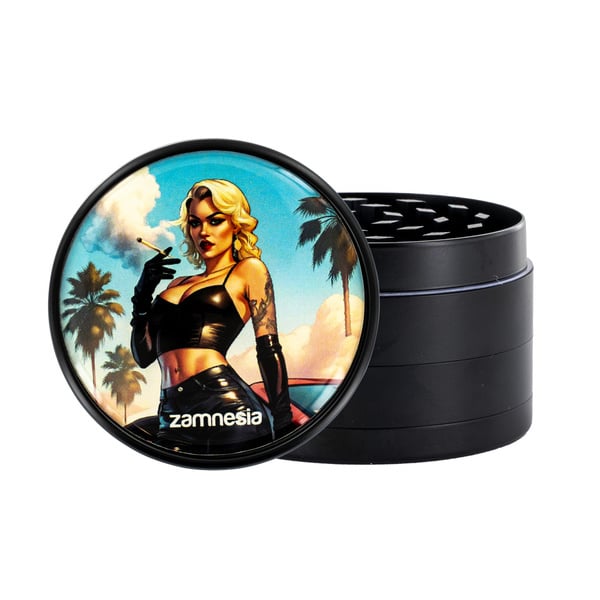 Colección de grinders metálicos Bad Bitches (Zamnesia) - 4 partes Ø63mm