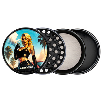 Colección de grinders metálicos Bad Bitches (Zamnesia) - 4 partes Ø63mm