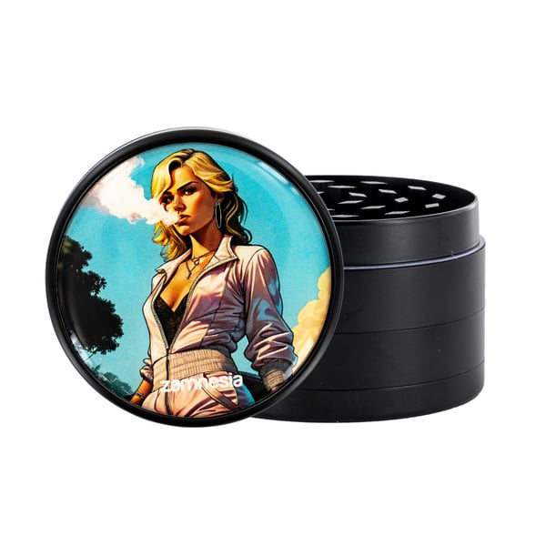 Colección de grinders metálicos Bad Bitches (Zamnesia) - 4 partes Ø63mm