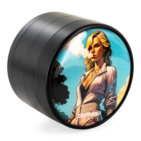 Colección de grinders metálicos Bad Bitches (Zamnesia) - 4 partes Ø63mm