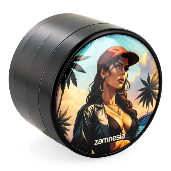 Colección de grinders metálicos Bad Bitches (Zamnesia) - 4 partes Ø63mm