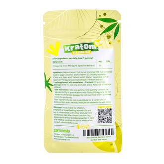 Gominolas de kratom 30mg (Zamnesia)