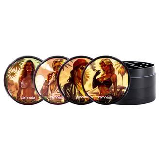 Colección de grinders metálicos Bad Bitches (TRIBE) - 4 partes Ø63mm