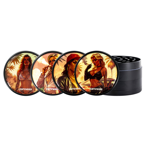 Colección de grinders metálicos Bad Bitches (TRIBE) - 4 partes Ø63mm