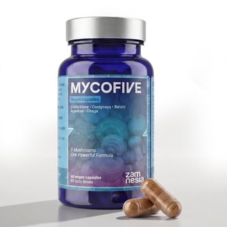 MycoFive C&aacute;psulas de Hongos (Zamnesia)
