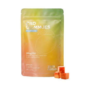 Gominolas de CBD Mango Tropical (Zamnesia)