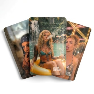 Bolsa de Almacenamiento Z-Lock Stoner Girl (Mediana)